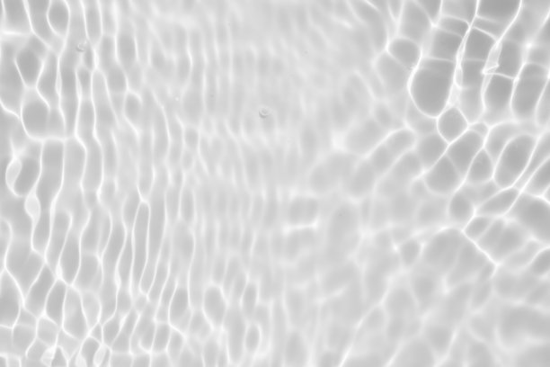 抽象的白色透明水影表面纹理自然波纹背景图片下载