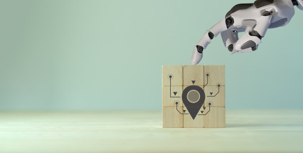 人工智能在物流和供应链管理中的概念。更准确、可靠、高性价比。计划与实时可见性和控制完全优化的供应链。数字双胞胎技术图片下载