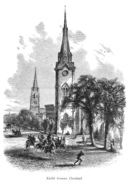 欧几里得大道，克利夫兰，俄亥俄州，美国，地理图片下载