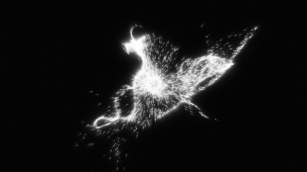 流动的白色颗粒图片下载