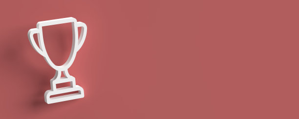 粉彩背景上的奖项标志图片下载