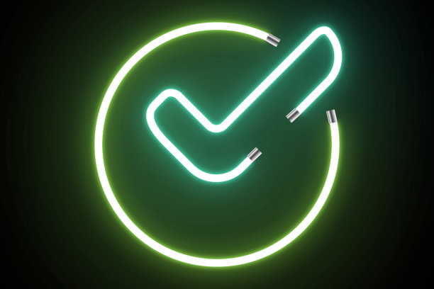 霓虹灯的元素图片下载