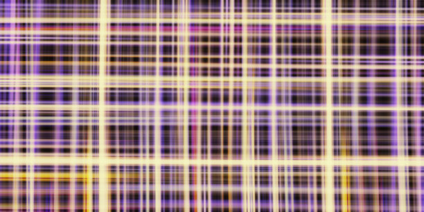 抽象格子图案-水平和垂直模糊线-帕尔马，米色，黄色，粉红色，橙色，紫色，棕色和黑色，多色和无缝面料，几何设计，高清插图(HD格式)图片下载