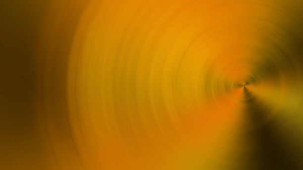 径向结构。奢华的金属旗帜。拉丝圆形金色金属表面作为背景与空白空间的设计。抽象的钢铁背景为未来、科技、工业的概念。图片下载