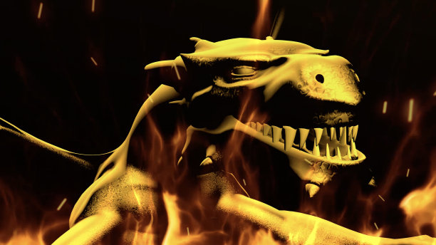 火焰中的外星人图片下载