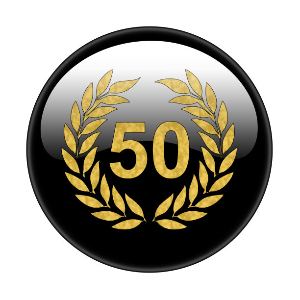 钮扣上花环庆祝周年图片下载