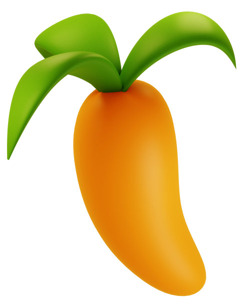 三维渲染蔬菜胡萝卜图标卡通插图图片下载