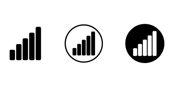 数据统计概念。矢量图标图说明。金融统计符号。图片下载
