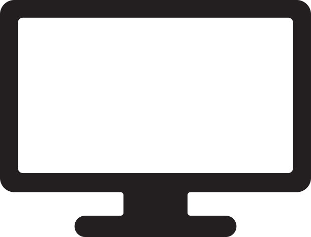 监视器图标矢量图片下载