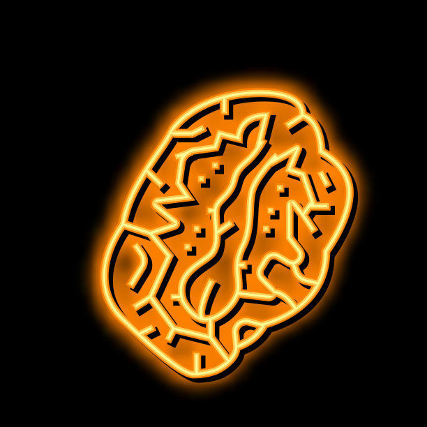 晒干的番茄霓虹灯发光图标插图图片下载