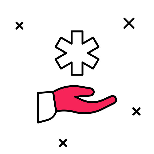 白色背景上隔离的十字医院医疗图标。急救。诊断的象征。药品和药房标志。向量图片下载