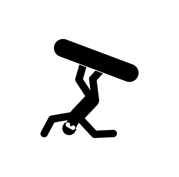 滑雪板标志符号。滑雪图标。矢量图图片下载