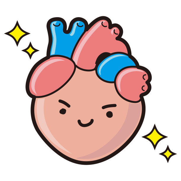 可爱的心形插图图片下载