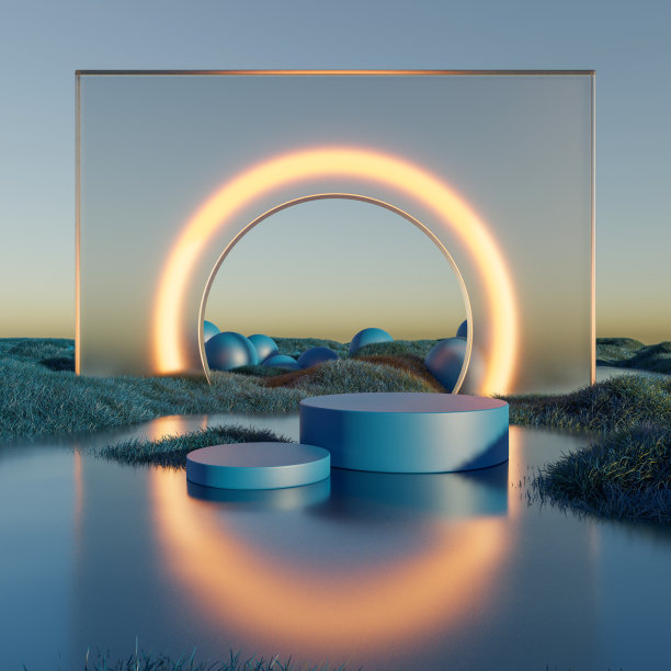 超现实美丽的梦幻土地背景图片下载