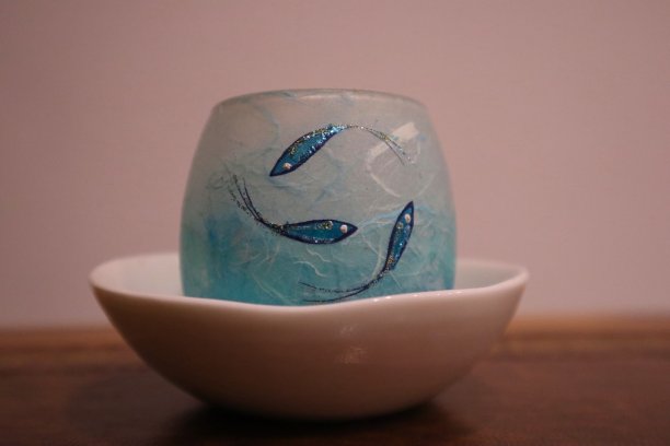 可爱的手工茶灯复制空间图片下载