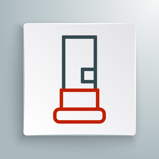 线条墨盒图标隔离在白色背景上。猎枪猎取枪弹。狩猎步枪子弹图标。彩色轮廓概念。向量图片下载