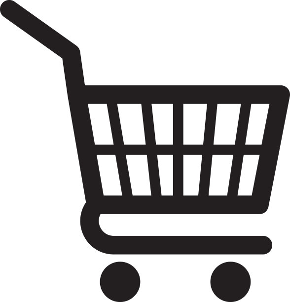 购物篮购物车矢量图标图片下载