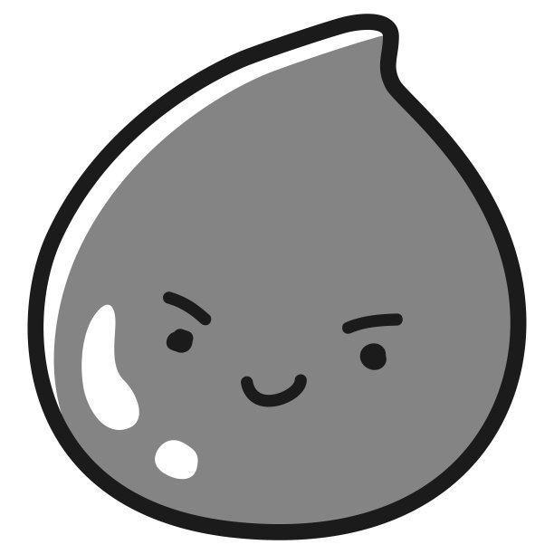 掉落字符(黑白)图片下载