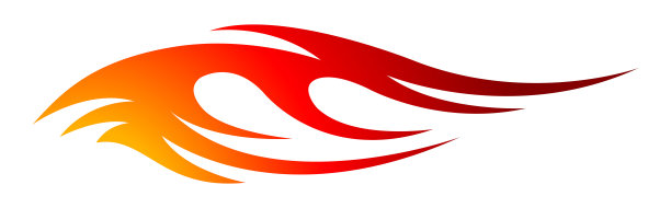 速度火焰跑车贴花乙烯贴纸。赛车部落火火焰矢量艺术图形。轿车、汽车、卡车、游艇、suv、摩托车等侧装装饰。图片下载