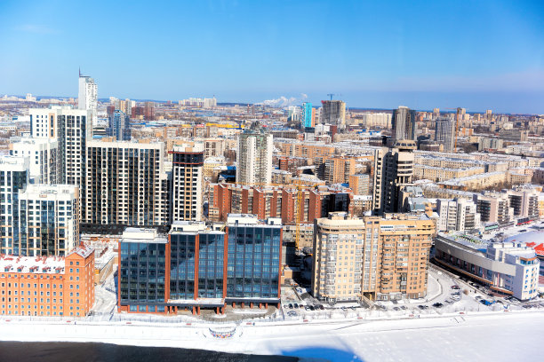 叶卡捷琳堡市中心全景图。俄罗斯图片下载