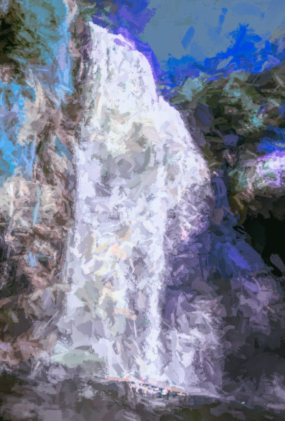 科尔特斯瀑布——哥斯达黎加瓜纳卡斯特的科尔特斯瀑布。图片下载