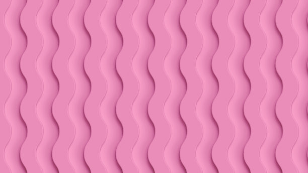 条纹与阶梯粉红色曲线，波浪图案3d背景图片下载