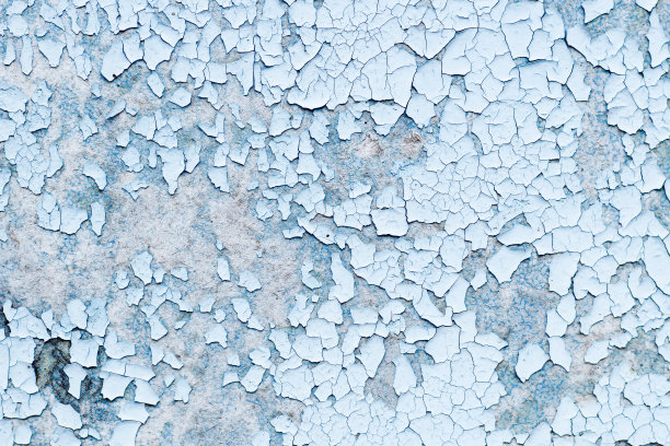 蓝色纹理的旧裂纹油漆，垃圾的背景图片下载