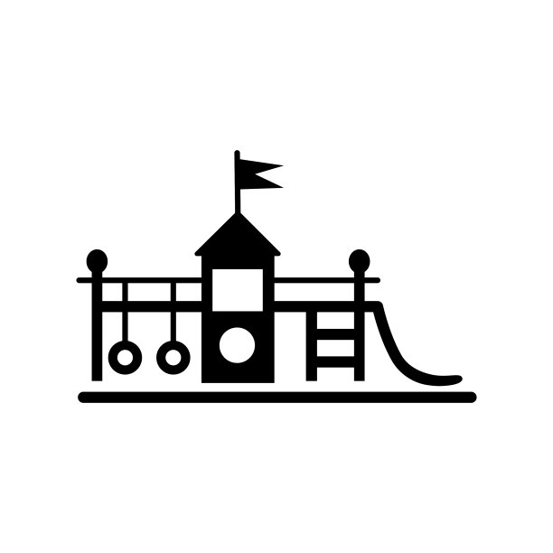 孩子摇摇晃晃的图标，操场符号唱歌图片下载