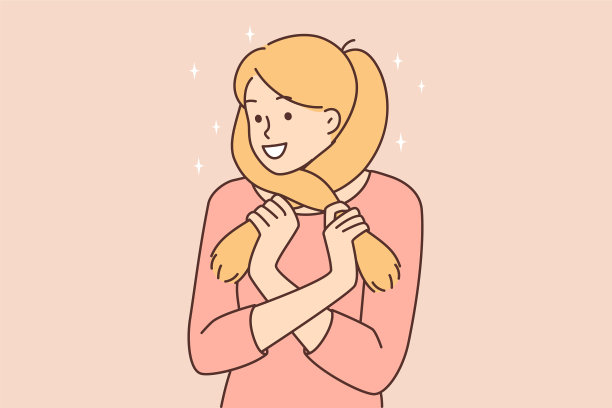 可爱的十几岁女孩包裹头发的脸图片下载