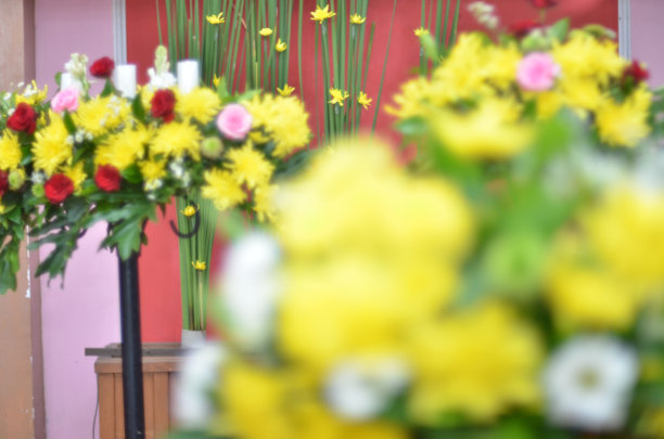 美丽的婚礼花束图片下载