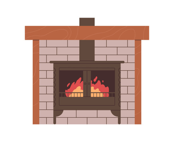 炉边的家火地方温暖舒适的火炉图片下载