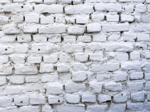 白砖墙背景图片下载