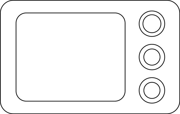 微波图标图片下载