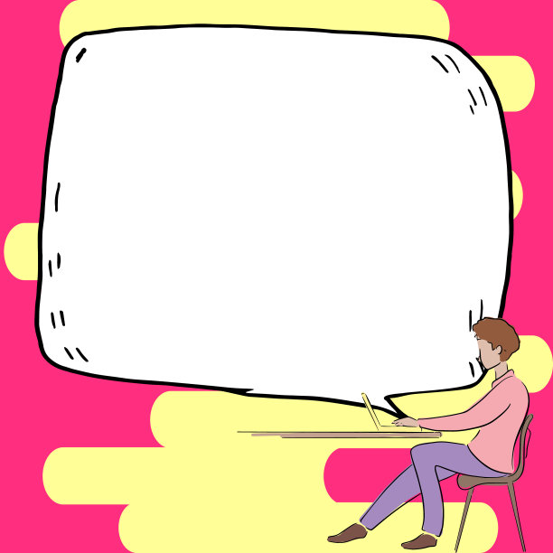 坐在桌子旁的男人拿着白色的笔记本电脑图片下载