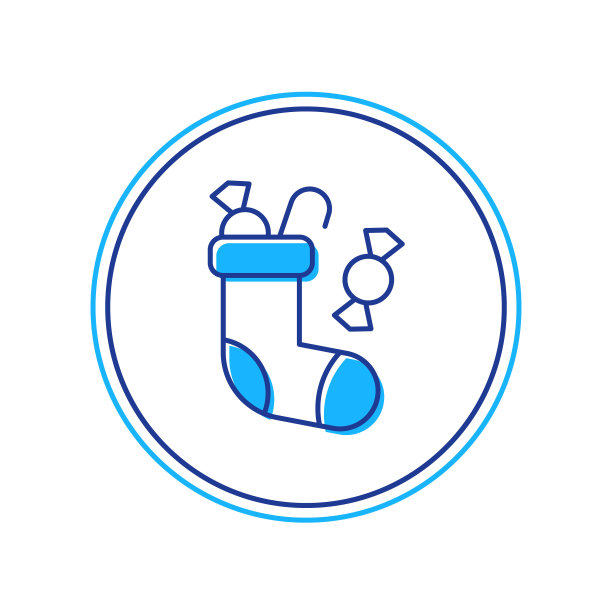 圣诞袜图标图片下载