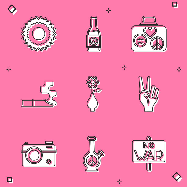 日落啤酒瓶旅行箱图片下载