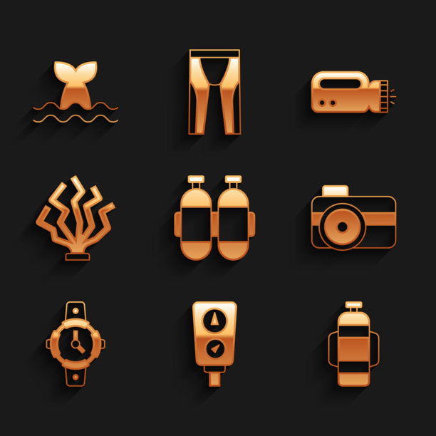 为潜水员设置水准仪相机图片下载