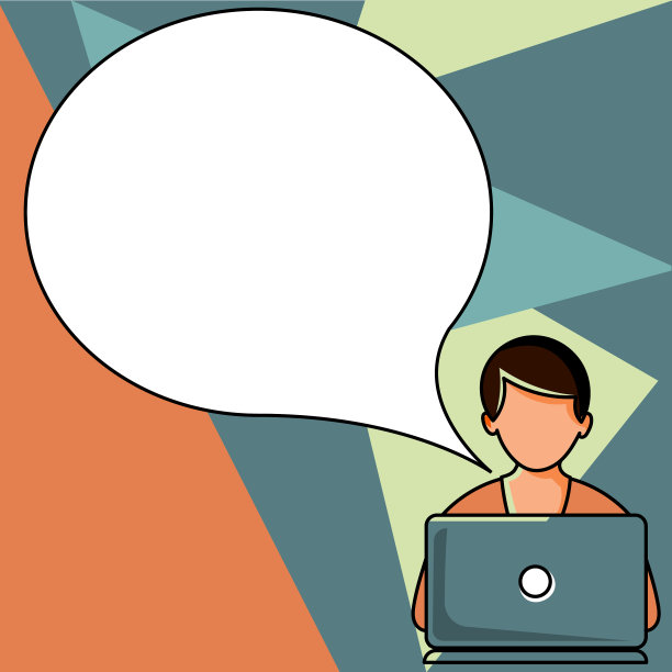 坐在桌子旁的男人拿着白色的笔记本电脑图片下载