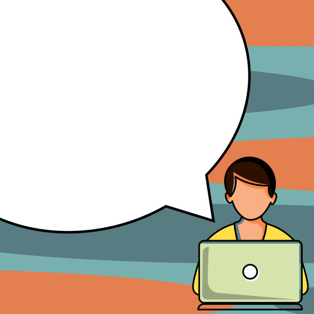 坐在桌子旁的男人拿着白色的笔记本电脑图片下载