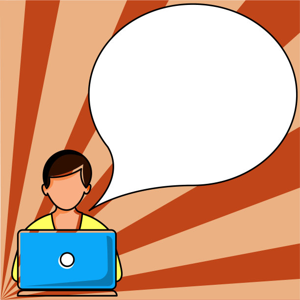 坐在桌子旁的男人拿着白色的笔记本电脑图片下载