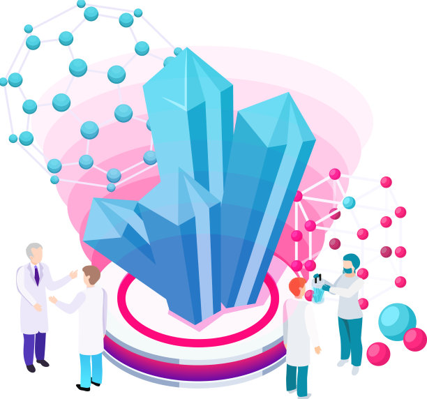 生长晶体等长组成图片下载