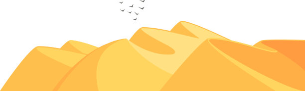 沙漠天空飞鸟构图图片下载