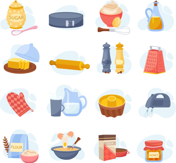 烘焙原料套装图片下载