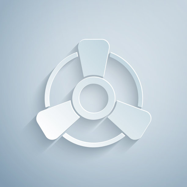 剪纸汽车电机通风机图标隔离上图片下载