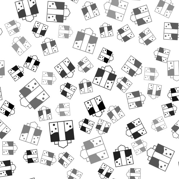 黑色矿山入口图标隔离无缝模式图片下载