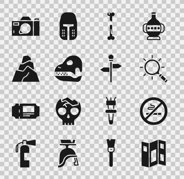 设置博物馆指南手册，禁止吸烟放大图片下载