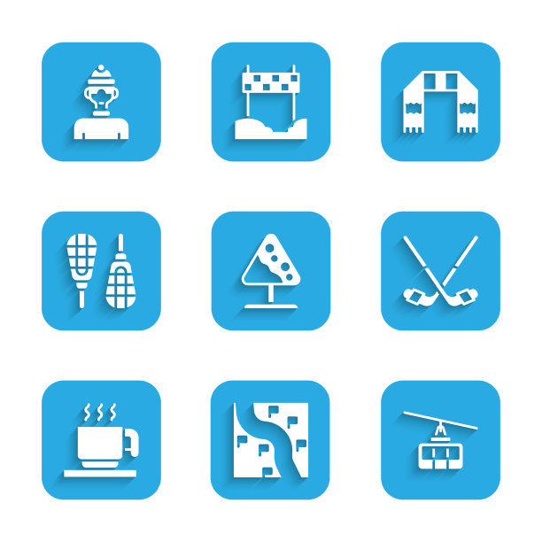 设置路牌雪崩路线定位电缆图片下载