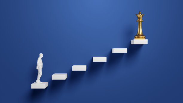 成功的阶梯创意概念形象图片下载
