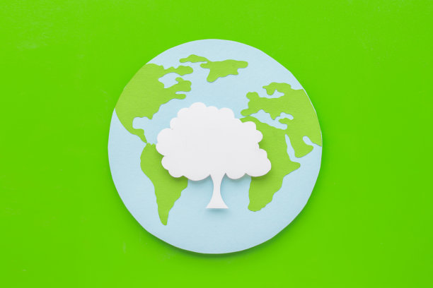 地球日。砍伐树木是地球的一个环境问题。图片下载