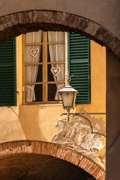 拱门小巷子图片下载